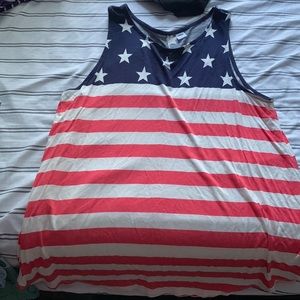 American Flag Tank Top